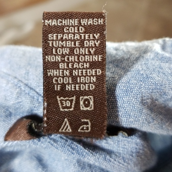 Bit and Bridle Cotton Denim Dress sz L - Picture 5 of 5